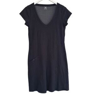 Horny Toad- Toad & CO Shift Dress Flexcel Size Medium M Dark Gray Hiking
